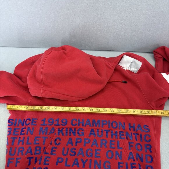 Champion‎ Super Fleece 2.0 Behind The Label 1919 Hoodie Sweatshirt, Men's Medium - Picture 10 of 12